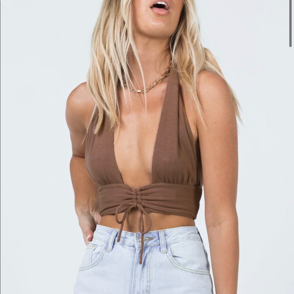 SHILOH TOP BROWN
